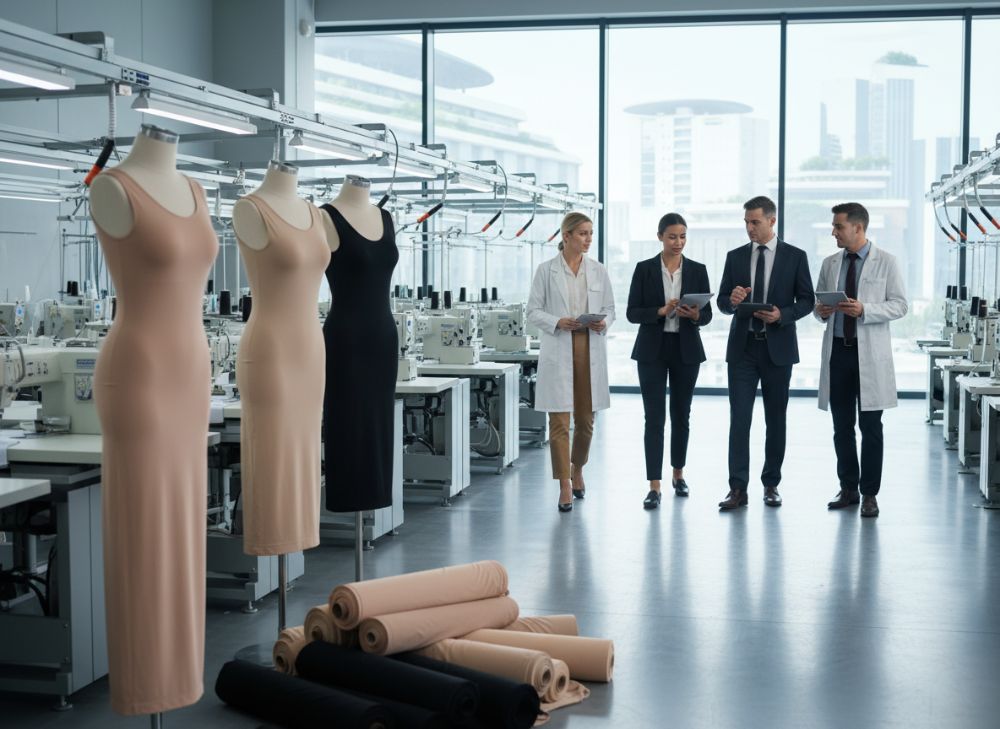 Groothandel Zwarte Shapewear Jurken Fabrikant