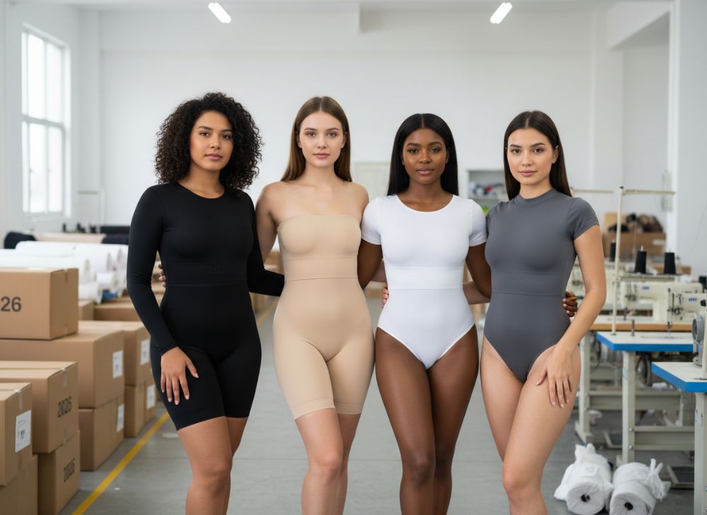 Zwarte Bodysuit Shapewear Fabrikant OEM