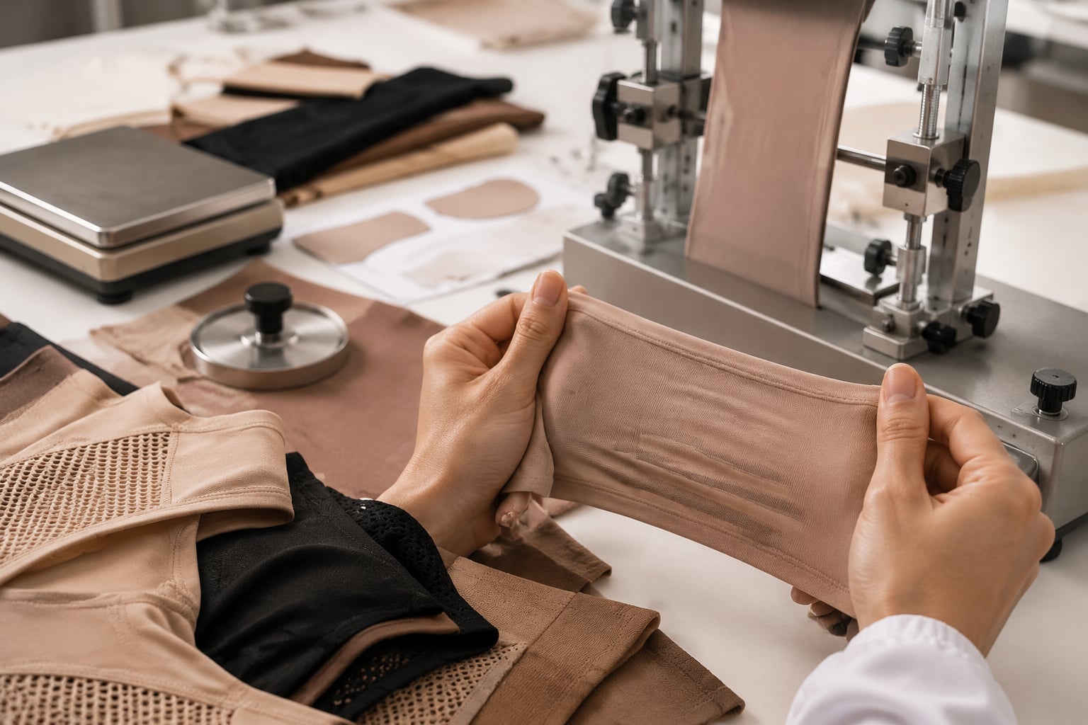 Shapewear-stof kiezen: GSM, stretch en herstel